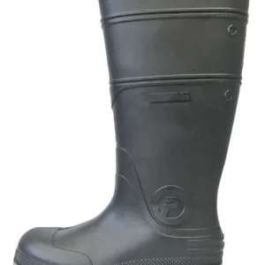 Bota 1/2 caña NEGRA, CON puntera , suela y caña en PVC